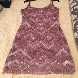 Gorgeous Adrianna Papell beaded cocktail dress